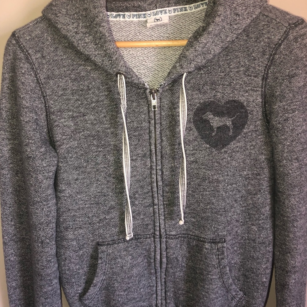 Victoria Secret VS Love Pink Hooded Sweatshirt M - Picture 2 of 8